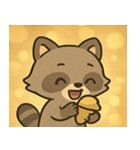 キラキラアライグマ@SFW（個別スタンプ：25）