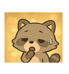 キラキラアライグマ@SFW（個別スタンプ：27）