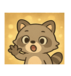 キラキラアライグマ@SFW（個別スタンプ：30）