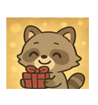 キラキラアライグマ@SFW（個別スタンプ：31）