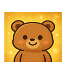 キラキラもふもふクマ@SFW（個別スタンプ：10）