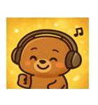 キラキラもふもふクマ@SFW（個別スタンプ：12）