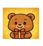 キラキラもふもふクマ@SFW（個別スタンプ：15）