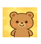 キラキラもふもふクマ@SFW（個別スタンプ：17）
