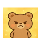 キラキラもふもふクマ@SFW（個別スタンプ：18）