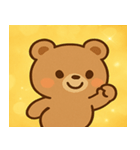 キラキラもふもふクマ@SFW（個別スタンプ：21）