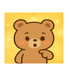 キラキラもふもふクマ@SFW（個別スタンプ：24）