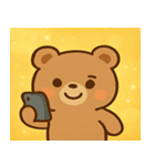 キラキラもふもふクマ@SFW（個別スタンプ：26）