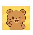 キラキラもふもふクマ@SFW（個別スタンプ：30）