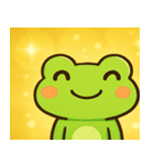 キラキラぴょんのカエル@SFW（個別スタンプ：1）