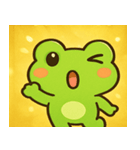 キラキラぴょんのカエル@SFW（個別スタンプ：6）