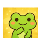 キラキラぴょんのカエル@SFW（個別スタンプ：9）