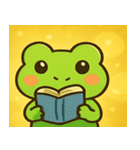 キラキラぴょんのカエル@SFW（個別スタンプ：12）