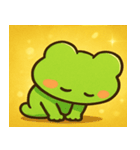 キラキラぴょんのカエル@SFW（個別スタンプ：13）