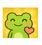 キラキラぴょんのカエル@SFW（個別スタンプ：16）