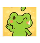 キラキラぴょんのカエル@SFW（個別スタンプ：23）