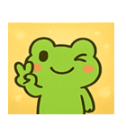 キラキラぴょんのカエル@SFW（個別スタンプ：30）