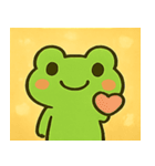 キラキラぴょんのカエル@SFW（個別スタンプ：32）