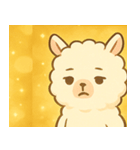 キラキラふわふわアルパカ@SFW（個別スタンプ：10）