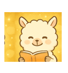 キラキラふわふわアルパカ@SFW（個別スタンプ：11）