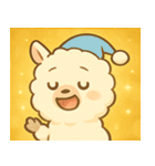 キラキラふわふわアルパカ@SFW（個別スタンプ：12）