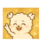 キラキラふわふわアルパカ@SFW（個別スタンプ：24）