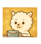 キラキラふわふわアルパカ@SFW（個別スタンプ：25）