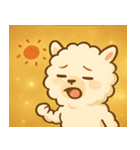 キラキラふわふわアルパカ@SFW（個別スタンプ：26）
