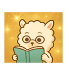 キラキラふわふわアルパカ@SFW（個別スタンプ：27）