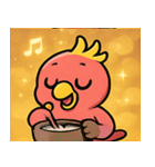 キラキラくちばしのオウム@SFW（個別スタンプ：9）