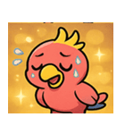 キラキラくちばしのオウム@SFW（個別スタンプ：10）