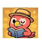 キラキラくちばしのオウム@SFW（個別スタンプ：11）