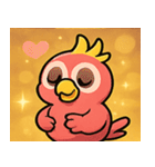 キラキラくちばしのオウム@SFW（個別スタンプ：15）