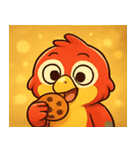 キラキラくちばしのオウム@SFW（個別スタンプ：25）