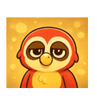 キラキラくちばしのオウム@SFW（個別スタンプ：26）