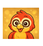 キラキラくちばしのオウム@SFW（個別スタンプ：29）