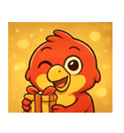 キラキラくちばしのオウム@SFW（個別スタンプ：30）