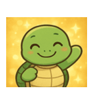 キラキラこうらのウミガメ@SFW（個別スタンプ：3）