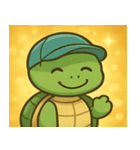 キラキラこうらのウミガメ@SFW（個別スタンプ：12）