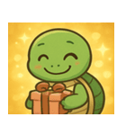 キラキラこうらのウミガメ@SFW（個別スタンプ：14）