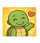キラキラこうらのウミガメ@SFW（個別スタンプ：15）
