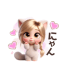 甘えんぼ♡にゃんこ彼女♡（個別スタンプ：31）