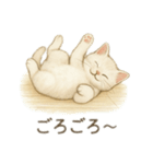 沢山の白猫ちゃん 文字無しあり 日本語（個別スタンプ：9）