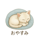 沢山の白猫ちゃん 文字無しあり 日本語（個別スタンプ：10）