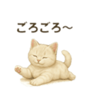 沢山の白猫ちゃん 文字無しあり 日本語（個別スタンプ：19）