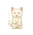 沢山の白猫ちゃん 文字無しあり 日本語（個別スタンプ：29）