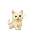 沢山の白猫ちゃん 文字無しあり 日本語（個別スタンプ：30）