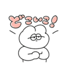 予定を決める無気力動物（うさぎ）（個別スタンプ：27）
