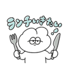 予定を決める無気力動物（うさぎ）（個別スタンプ：31）