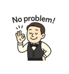 ソムリエが挨拶（個別スタンプ：6）